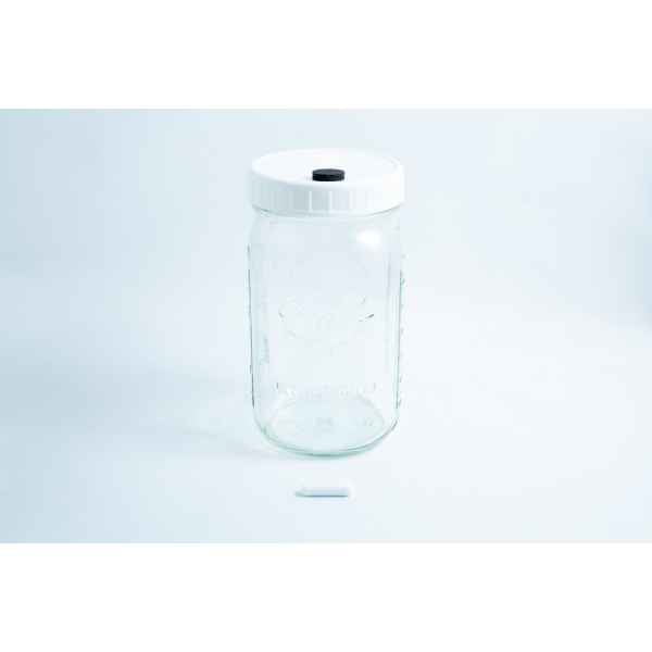 1 Liter Ball Jar with injection port and Air Filter along with Magnetic Stirrer