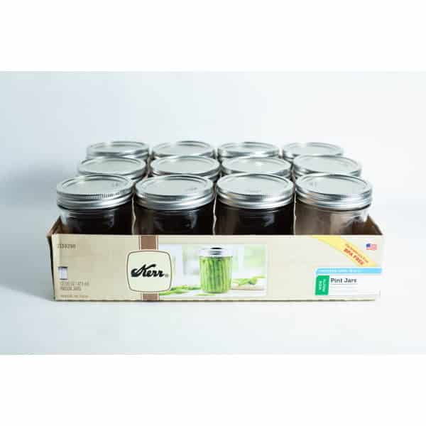 12 x Kerr Jar wide mouth 473 ml