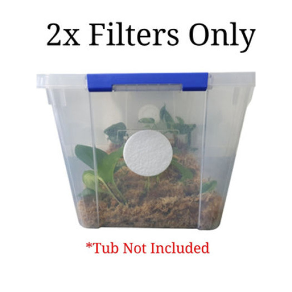 Monotub filters for Mushroom growing set of 2x