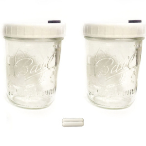 Mason jar for Liquid culture and PF TEK 2 x 473ml