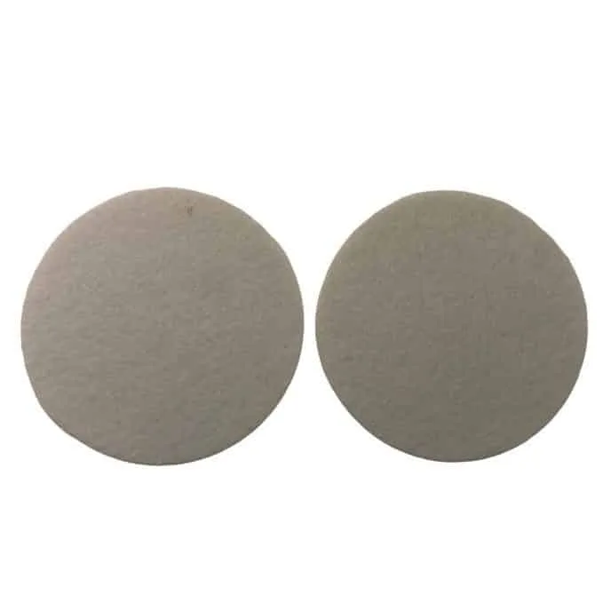 A set of two monotub air filters for mushroom and plant growing is shown side by side on a white background.