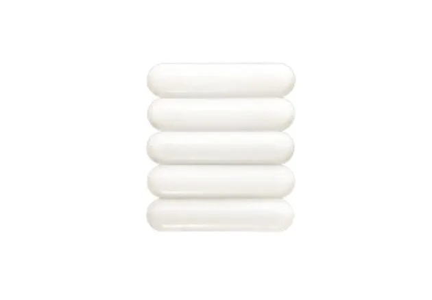 Magnetic Stirrer Bar 5 pc 7*30 mm PTFE Lab Spinner Cylinder White 1 Five white Magnetic Stirrer Bars (5 pcs, 7*30 mm PTFE Lab Spinner Cylinders) are stacked vertically on a plain white background, highlighting their simple cylindrical shape.