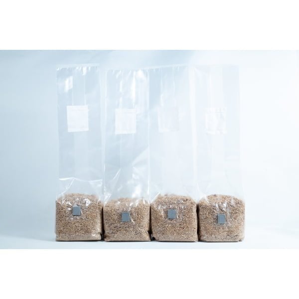 4x 500gms Brown Rice Flour (BRF) & Vermiculite bags PF Tek