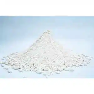 A small mound of fine, off-white Liquid Culture Pre-mix | DLME | Now Extra Clear powder rests on a light surface with a plain background.