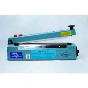 A Heat Sealer 30cm Seal Width 5mm with cutter and a raised sealing arm is shown on a white background.