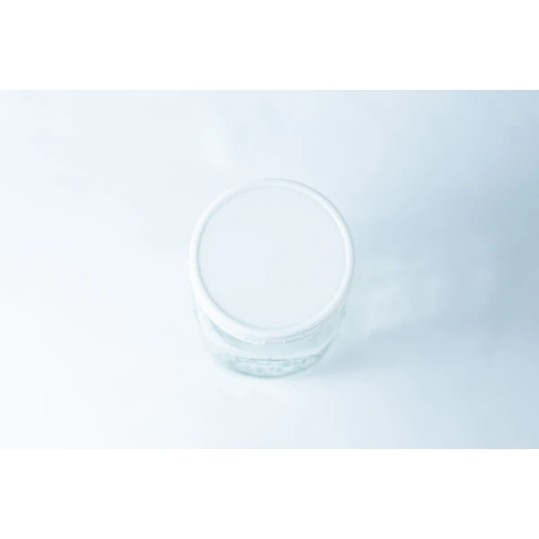 Mason Jar Lids | | Plain White Plastic Lids top view