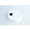 Mycology premade Wide Mouth Mason Jar Lids white with inj port and air filter