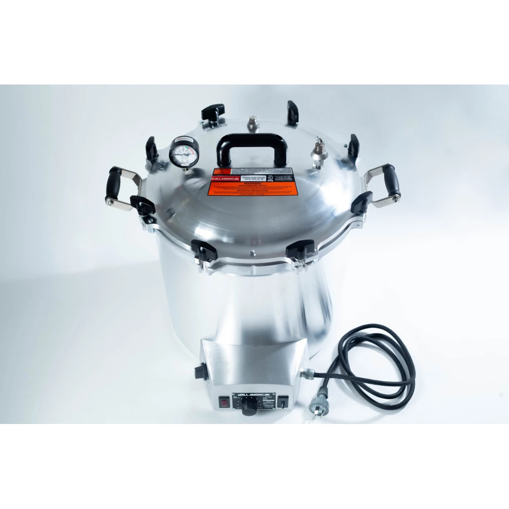 How to operate All American Sterilizers? 4 75x Electric All American Steam Sterilizer autoclave With Australia Plug, Top View