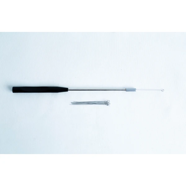 Inoculation Rod with loops top view
