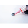This picture shows high temperature RTV Silicon being applied on an injection port.