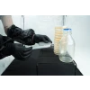 Wrapping agar plate with parafilm inside still air box
