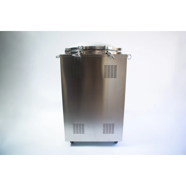 150l Vertical Autoclave with lid open