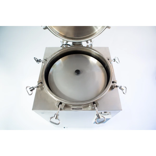 top view of 150l Vertical Autoclave