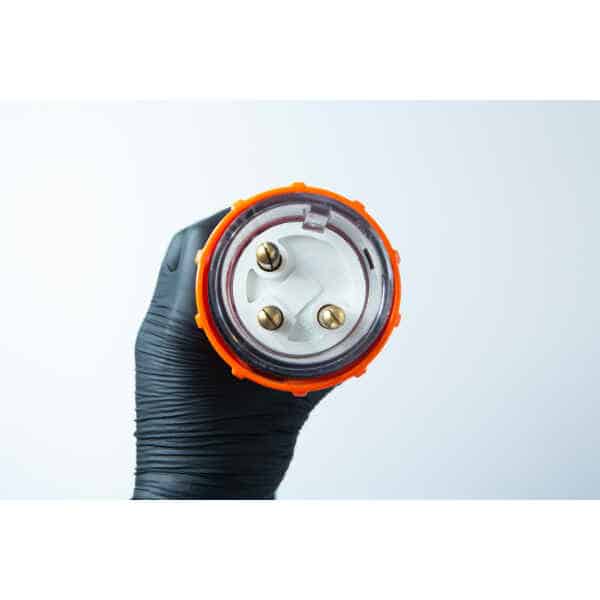 32-amp Australian single-phase straight plug with round pins