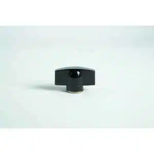 The All-American wing nut is a black plastic knob with a flat top, shown against a plain white background.