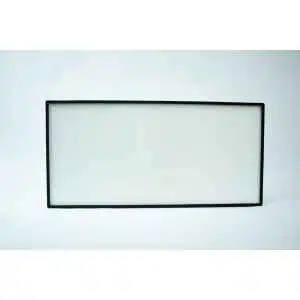A rectangular Replacement Pre-Filter with a black border, designed for use in Laminar Flow Hoods, is displayed against a plain white background.