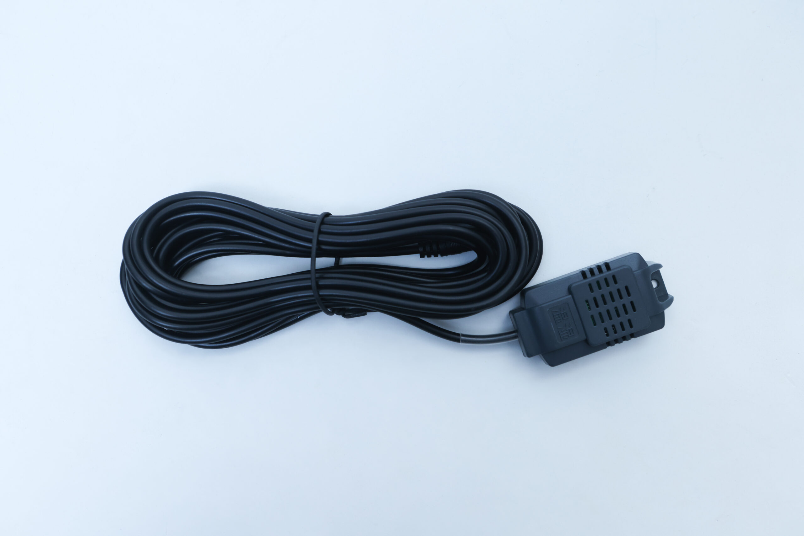 Industrial Heavy duty Ultrasonic Fogger 15L/H, Humidifier (AU 220V) 9 Black electronic sensor with a long coiled cable, secured with a twist tie, on a white background.