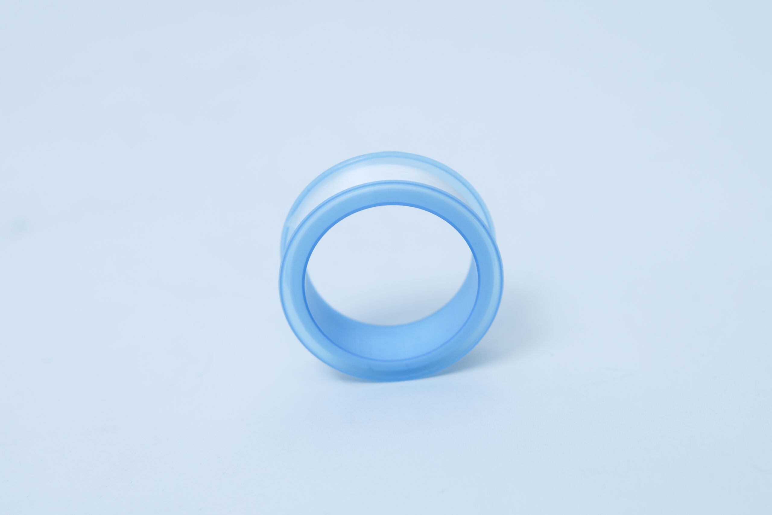 Industrial Heavy duty Ultrasonic Fogger 15L/H, Humidifier (AU 220V) 14 A blue translucent ring stands upright on a light blue background.